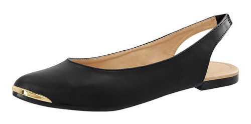 Balerina Para Mujer Castalia 124-51 Negro Elástico Ajustable