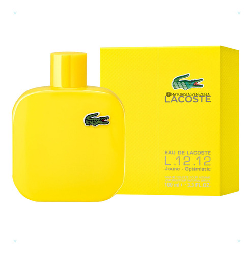 Perfumes Caballero Lacoste L12.l12 Yellow 100ml Importado
