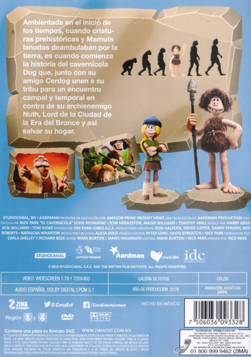 Imagen 2 de 3 de El Cavernicola Early Man Nick Park Pelicula Dvd