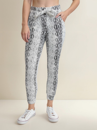 Pantalón Animal Print Crave Fame Usa Elastizado