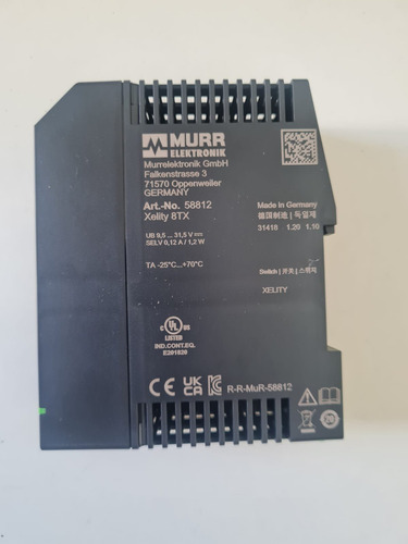 Switch Industrial Murr Elektronik Xelity 8tx - 58812