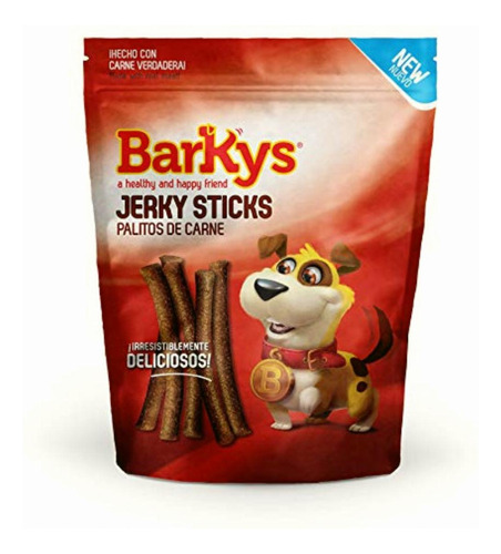 Barkys 1004 Beef Jerky Sticks Palitos De Carne, 100 Gr