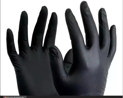 Guantes De Nitrilo X 10 Unidades. Peluquería Y Hogar