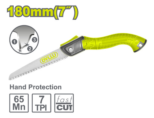 Serrucho De Poda Plegable 180mm Industrial Dyllu