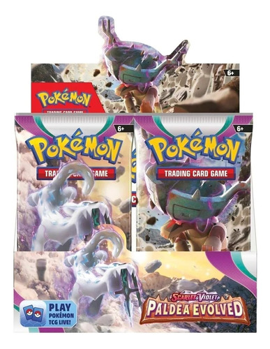 Pokemon Tcg Escarlata Y Purpura Evoluciones En Paldea Caja