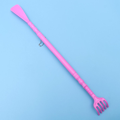 Práctica Pinza De Masaje Rosa Para Colgar En Forma De Cuerno