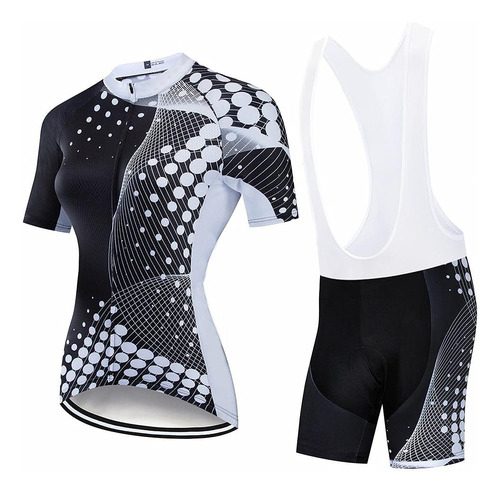 Ropa De Ciclismo Para Mujer Set De Manga Corta Camisas De Bi