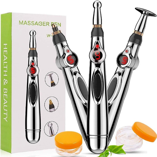 Imagen 1 de 7 de Pluma De Masaje Acupuntura Estimula Músculos Tejido Muscular