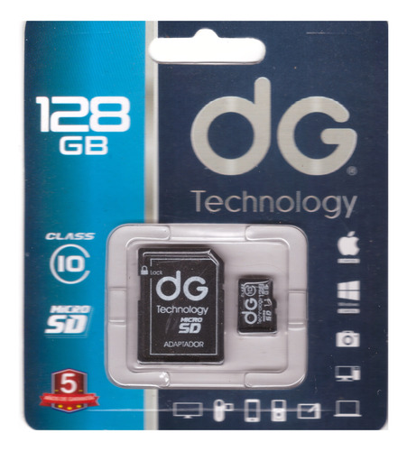 Memoria Micro Sd Con Adaptador 128gb Dg