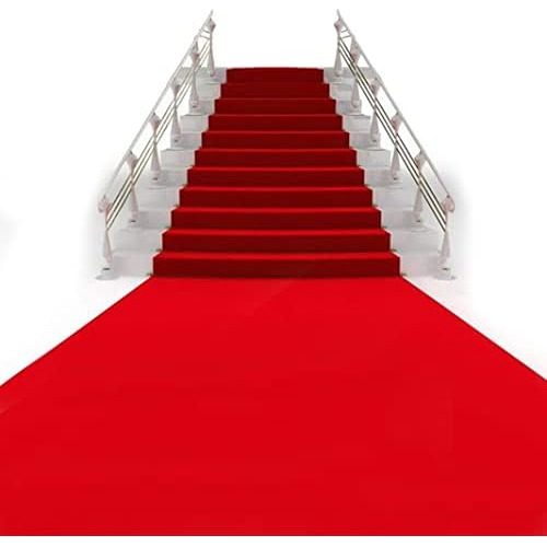 Alfombra Roja De Evento, 3.3 Pies X 33 Pies, Decoracion...