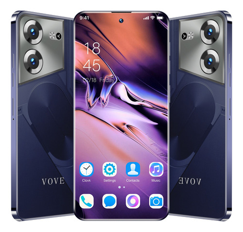 El Más Populares Smartphone Pova 5pro Dual Sim 512g+16gb Ram Batería De Larga Duración Telefono Suppora 5g, Dimensity 9200+ Cpu Resolución 2k Azul