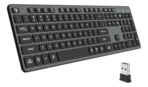 Teclado Usb Con Cable, Cómodo Y Silencioso, Color Chocolate