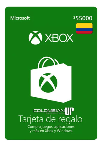 Tarjeta De Xbox $55.000 Pesos Para Cuenta Colombiana