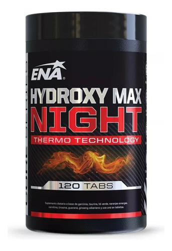 Quemador De Grasa Termogénico - Hydroxy Max Night Ena