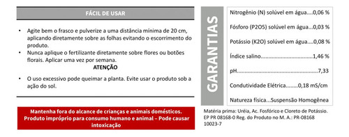 Fertilizante mineral líquido Nutriverde Vitaplan 500 ml