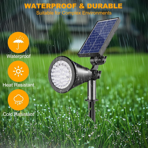 Luces Solares Para Exteriores A Prueba De Agua