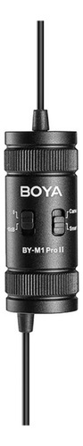 Boya By-m1 Pro Ii Micrófono Lavalier Con Salida De Audífonos