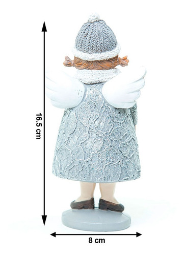 Imagen 3 de 7 de Muñecos Navideños Running Angelito Vestido