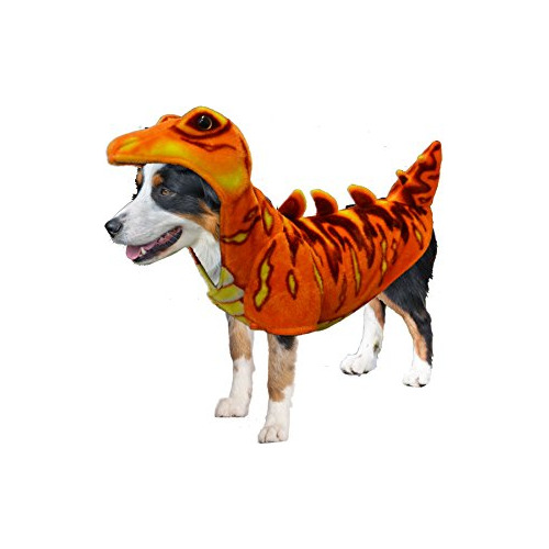 Esta Naranja Realista Perro Disfraz Para Halloween