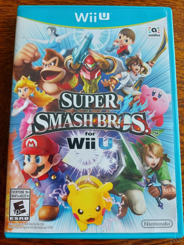 Super Smash Bros Juegazo Original Físico Nintendo Wii U