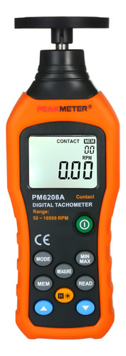 Peakmeter Tachómetro Digital Portátil Lcd Rpm Motor Medición