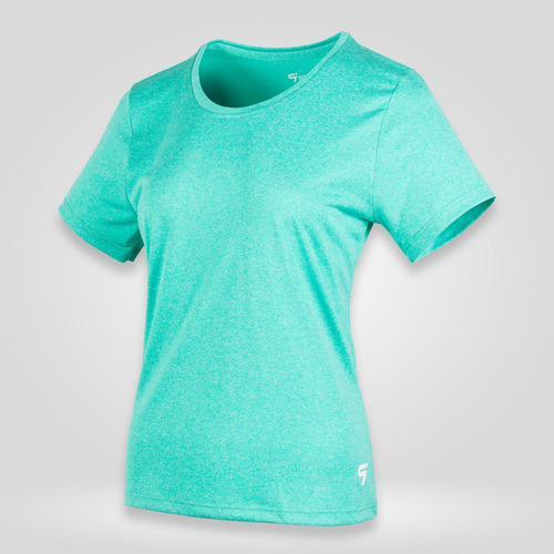 Playera Deportiva Squadra Azul Claro Para Mujer