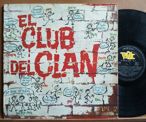El Club Del Clan Vol.2 - Lp 1962 - Palito Tedesco Pontoni