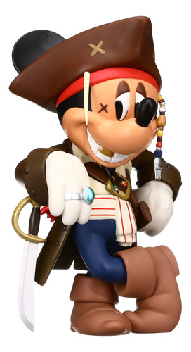 Mickey - Boneco Figura Mickey Mouse Jack Sparrow - Medicom