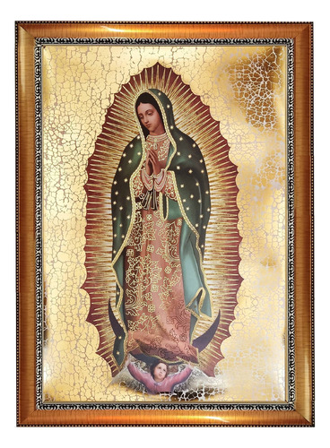 Litografías Religiosas 9 Modelos Filo Oro Enmarcada 70x100