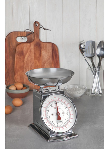 Balança Analógica Para Cozinha Inox Adatto - Tramontina Capacidade máxima 5 kg Cor Prateado