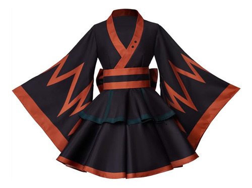 Woshow Anime Mha Hero Cosplay Battle Lolita Kimono Vestido C