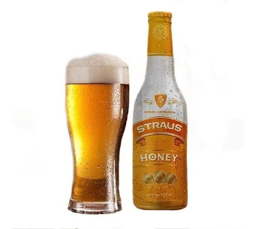 Cerveza Sin Gluten Straus Honey X 335ml Cerveza Sin Tacc