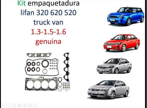 Juego De Empaquetadura Lifan 320/520/620/lifan Van Y Truck 
