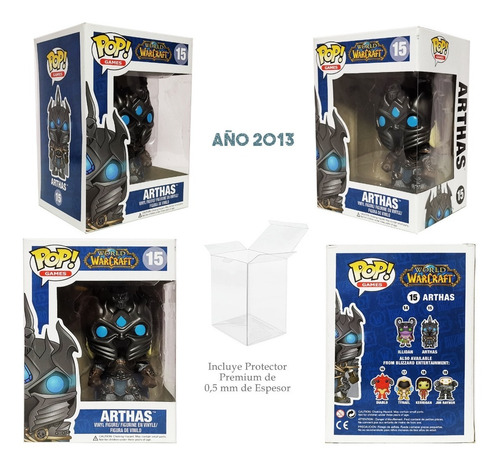 Pop Funko Arthas No. 15 Año 2013 Original (Usado)