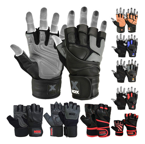 Mrx Pro Nivel De Levantamiento De Peso Guantes Con 18 inch.