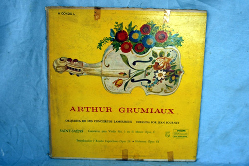 Arthur Grumiaux Orquesta De Los Conciertos Lamoureux Vinilo