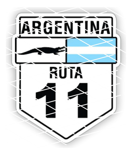 Stickers Calcos Vinilos Termo - Ruta 11