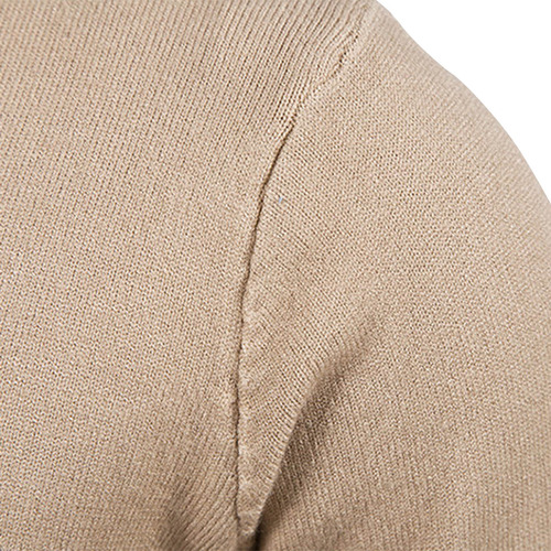 Suéter Masculino De Malha Com Botões, Cardigã, Cor De Mesa,
