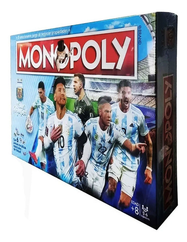 Juego De Mesa Familiar Monopoly Afa Football Original Toyco