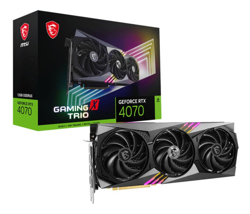 Tarjeta De Video Nvidia Msi Gaming X Trio Rtx 4070 12gb