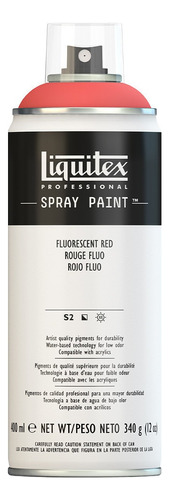 Tinta Acrílica Spray Liquitex 400ml 0983 Fluorescent Red