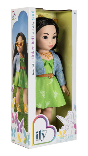 Combo Disney Muñeca 42 Cm Campanita Y Set De Lujo Frozen