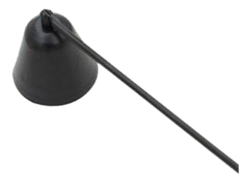 HEEPDD Cortador de Velas Negro apagador de Velas en Forma de Campana de Acero Inoxidable El apagador de extintor de Seguridad Evita la pulverización 