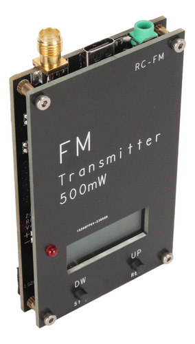Transmisor Fm De 500 Mw Con Pantalla Lcd 2000 M 500 Mw 88108