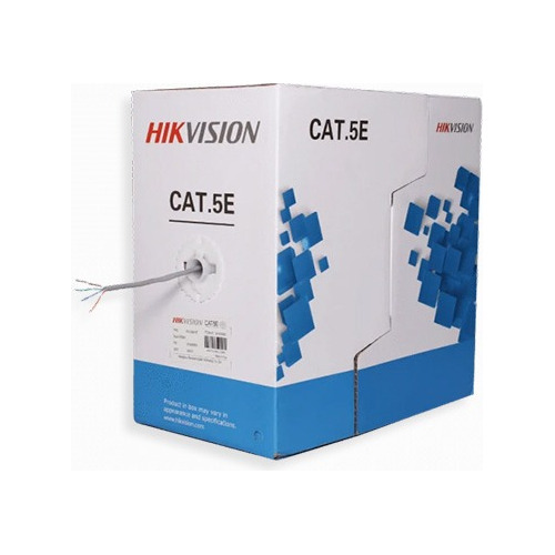 Cable  Utp Cat 5e Hikvision 100% Cobre Interior Bobina 