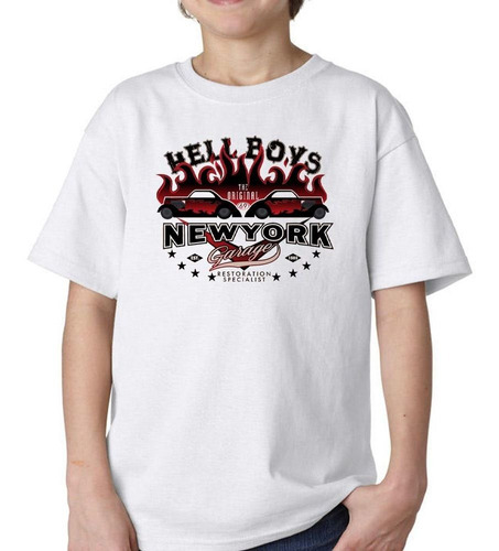 Remera De Niño Hell Boys Ny Garage