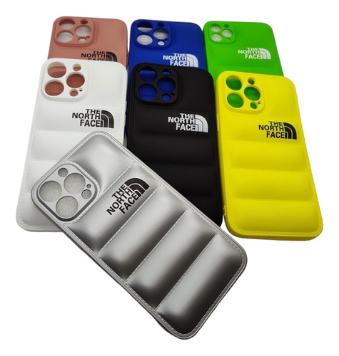 Funda Para iPhone Puffer The North Face 11 12 13 14 Pro Max