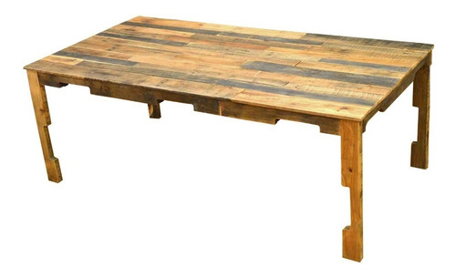 Mesa De Comedor Felipe 210x100x73 Madera Pantano Pallet