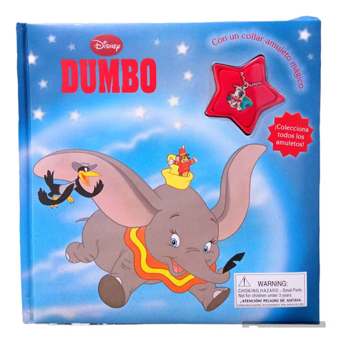 Cuento Dumbo Con Collar . Amuleto Mágico.