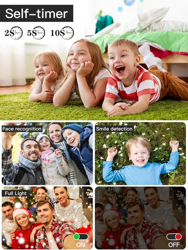 Upgrade Digital Camera, 56mp Fhd 1080p Camera For Kids Wi...